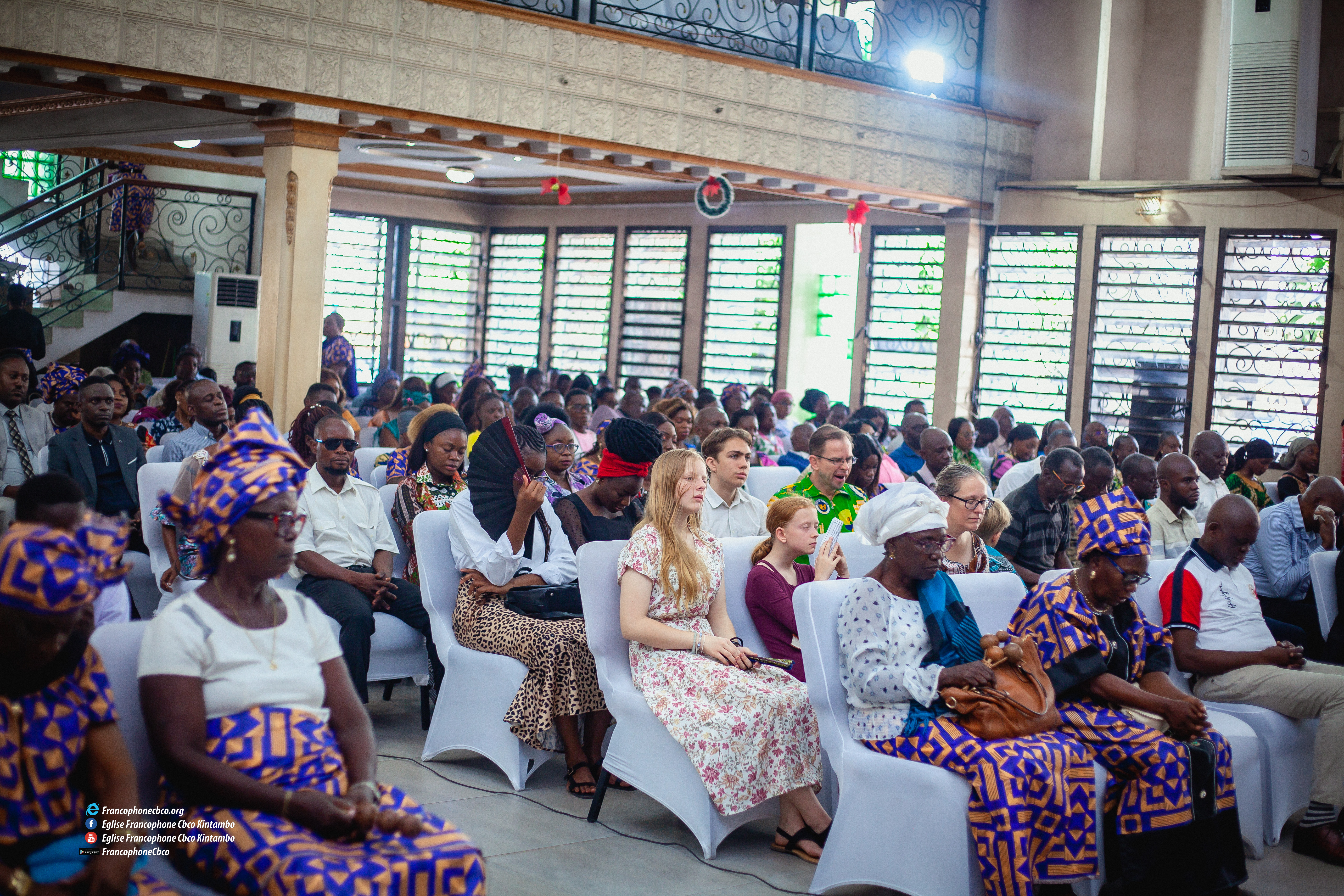 Culte à l'Église Francophone CBCO Kintambo